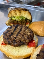 همبرگر دستی