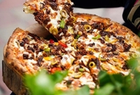 پیتزا رست بیف تک نفره