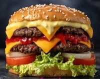 دوبل برگر دستی